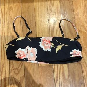 Floral swim top